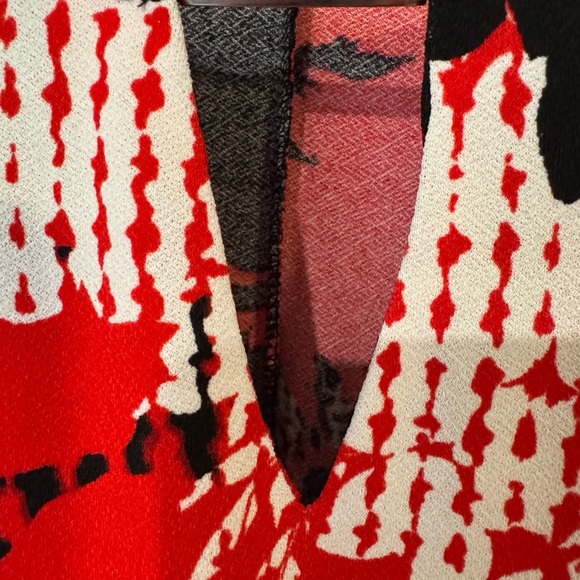 Ruby Rd. Red and Black Patterned Blouse - Picture 6 of 6